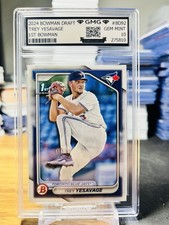 2024 Bowman Draft Trey Yesavage 1st Bowman GMG Graded 10 Gem Mint ? RC Rookie