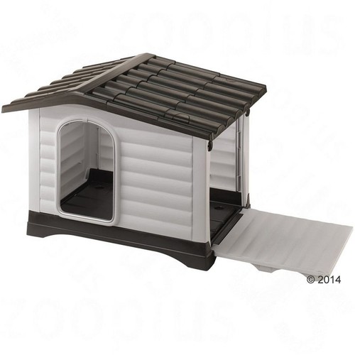 Plastic dog kennel dogvilla - plastic,