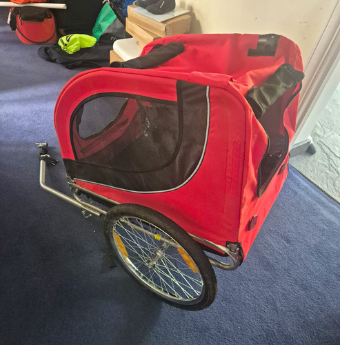 Red black wheel dog - 2-wheel,