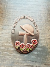 Red Poppie Flower Pin Veteran