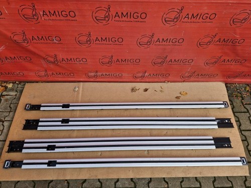 Rear rails for seats - , double