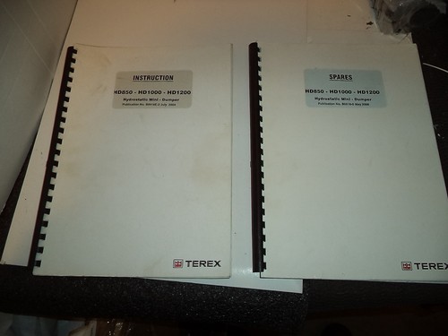 Terex mini dumper operators - mini,