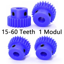 Blue Nylon Spur Gears 1 Modul