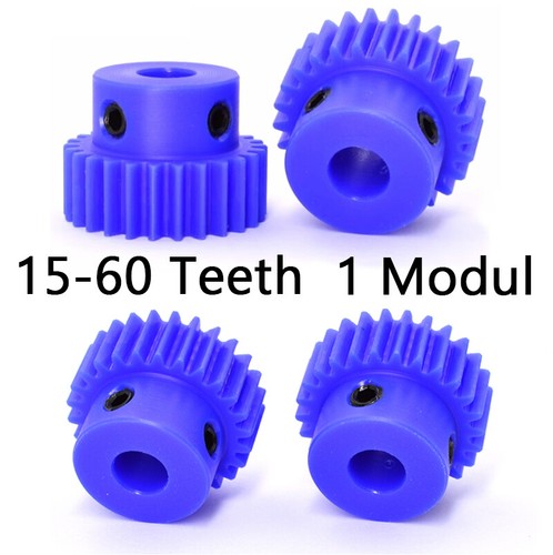 Blue nylon spur - nylon, gears