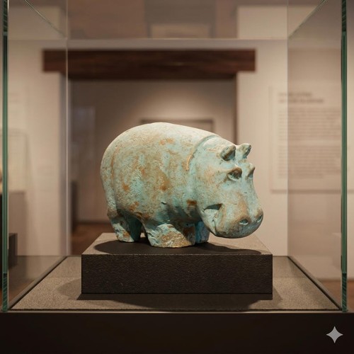 Ancient egyptian taweret - egyptian,