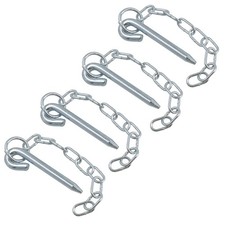 4pk Round Cotter Pin & Chain