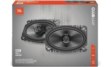 NEW JBL CLUB-644F, 4x6" Coaxial 2-Way Car Stereo Speakers - 1 Pair