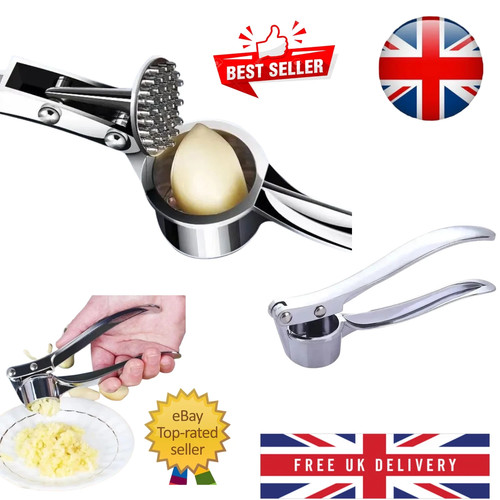 Garlic press crusher - crusher, zinc