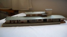 "Rarità" Faller art. 111: Stazione ferroviaria tedesca H0 con illuminazione