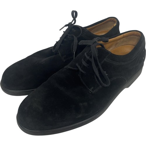 Flexa black suede lace - black,