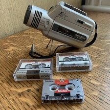 SONY Mic N Micro M-100MC Handheld Micro Cassette Voice Recorder Inc 3 Cassettes 