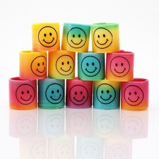 24x Mini Slinky Smiley Face