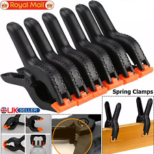 4 X Plastic Spring Clamps Market Stall Tarpaulin Cover Clips Grips DIY UK