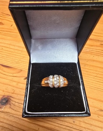 8ct yellow gold - gypsy, style