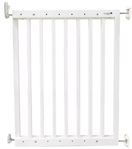 Cuggl white wooden safety gate - white,