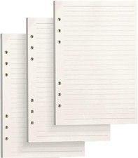 3 Pack A5 Lined Refill Paper