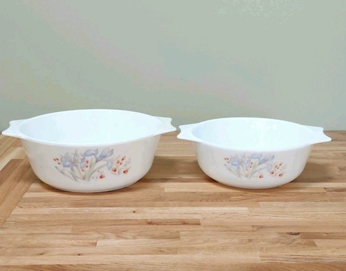Vintage jaj pyrex blue iris - jaj,