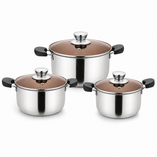 3pc stainless steel - 3pc, pot