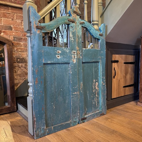 Pair vintage wooden gates - pair, of