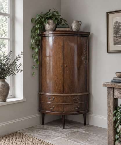 Vintage retro corner cabinet - corner,