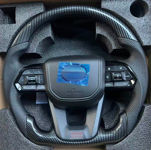 Carbon look steering wheel - steering,