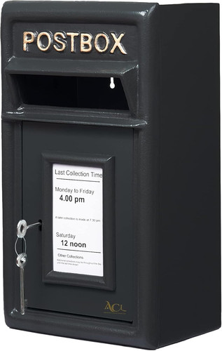 Wall mounted post box classic - mounted,