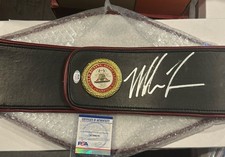 Mike Tyson Autographed Signed WBC Boxing Replica Championship Belt Authentic PSA