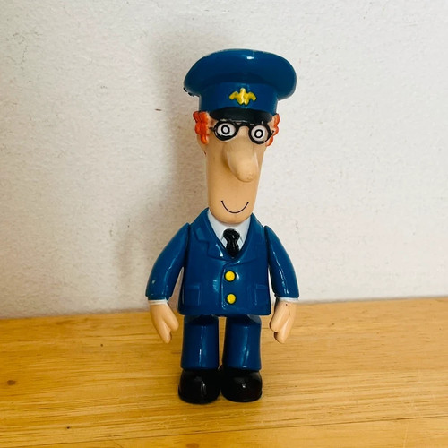 Postman pat toy figure - postman,