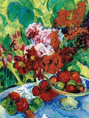 Fruit flowers tarkhov tile - flowers,