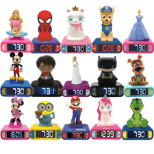 LEXIBOOK DISNEY DIGITAL ALARM CLOCK NIGHT LIGHT W/ SNOOZE - 15 DESIGNS - RL800