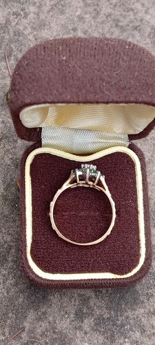 Gold diamond engagement ring - engagement,