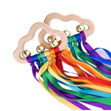 Kids Sensory Toys Wooden Ring