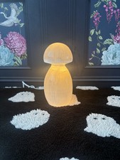 Selenite Mushroom Lamps 30cm