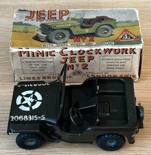 Vintage Tri-Ang Minic Jeep No2