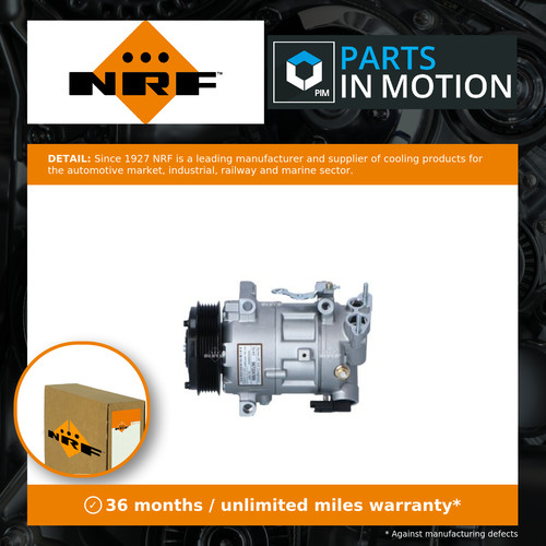 Air con compressor 32916 nrf - con,