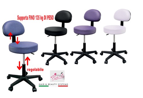 Stool chair with - chair, backrest