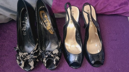 Two pairs good condition - two, black