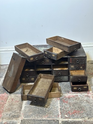 Antique drawer apothecary - 16,