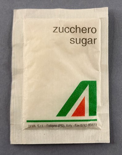 Alitalia airline sugar - alitalia,