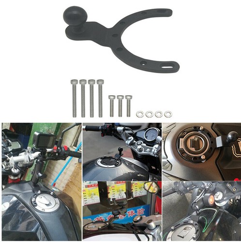 Motorcycle gas tank mount - gas,
