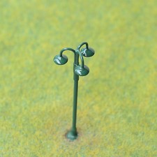 5 x N Scale LED light Model train Railroad street Lamp post + resistors #703NBG