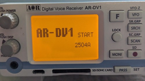 Aor dv1 scanner - aor, ar-dv1