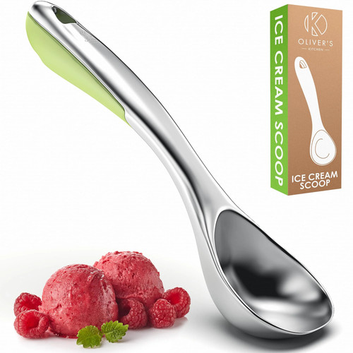 Ice cream scoop stainless - cream,