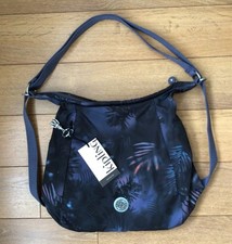 Kipling Doran Medium Shoulder Bag Converts to Backpack Tropic Night New