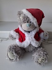 Me to You Tatty Teddy Dressed As Santa. Sitting Approx 8". Used