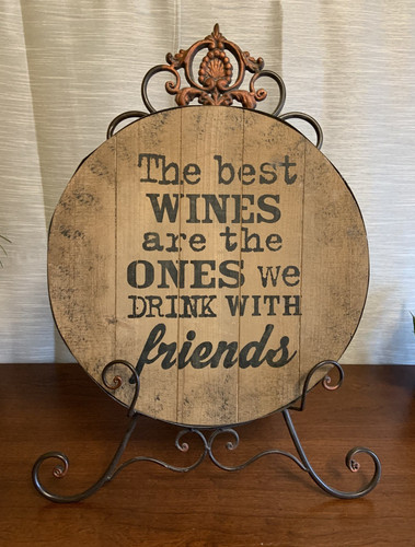 Large wine barrel wall - wall, plaque