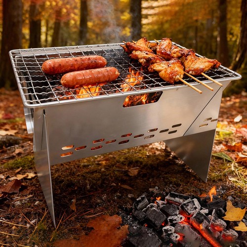 Bbq grill mini charcoal - grill,