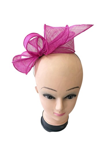 Looped wedding fascinator - looped,