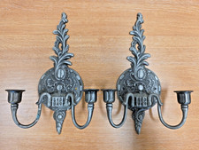 Vintage Cast Iron Wall Sconce