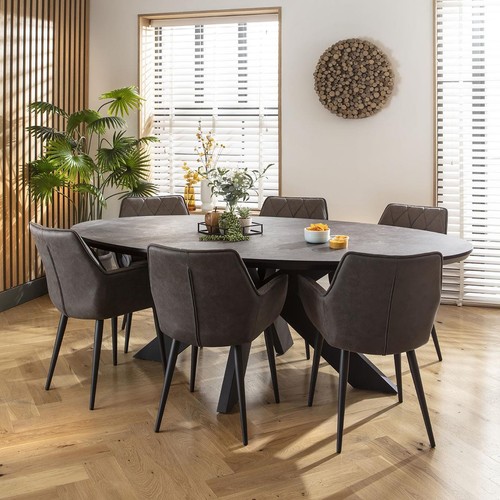 Modern seat oval dining - seat,